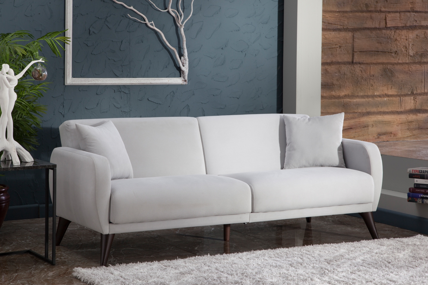 Flexy Fabric Storage Sleeper Sofa In a Box
