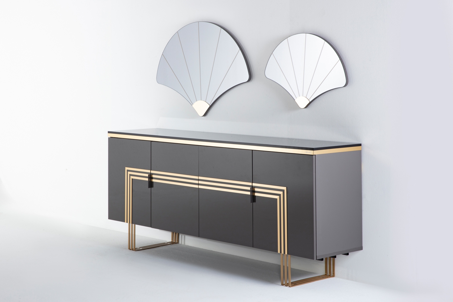 Carlino Marble/Metal Dining Set