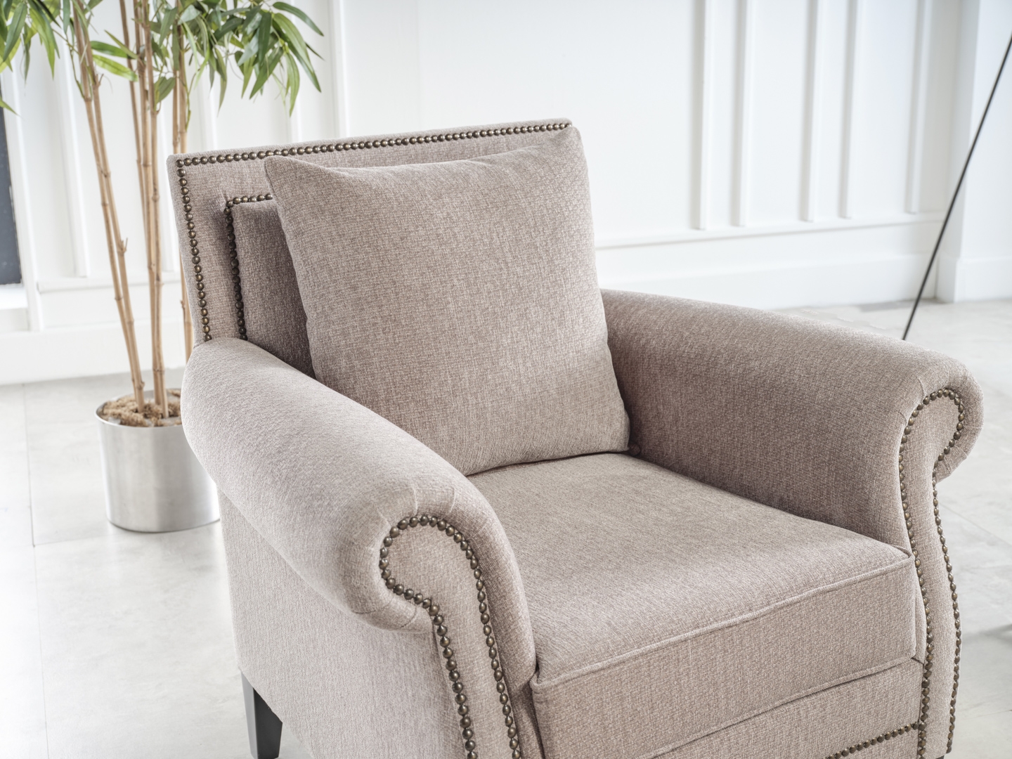 Java Fabric Accent Armchair