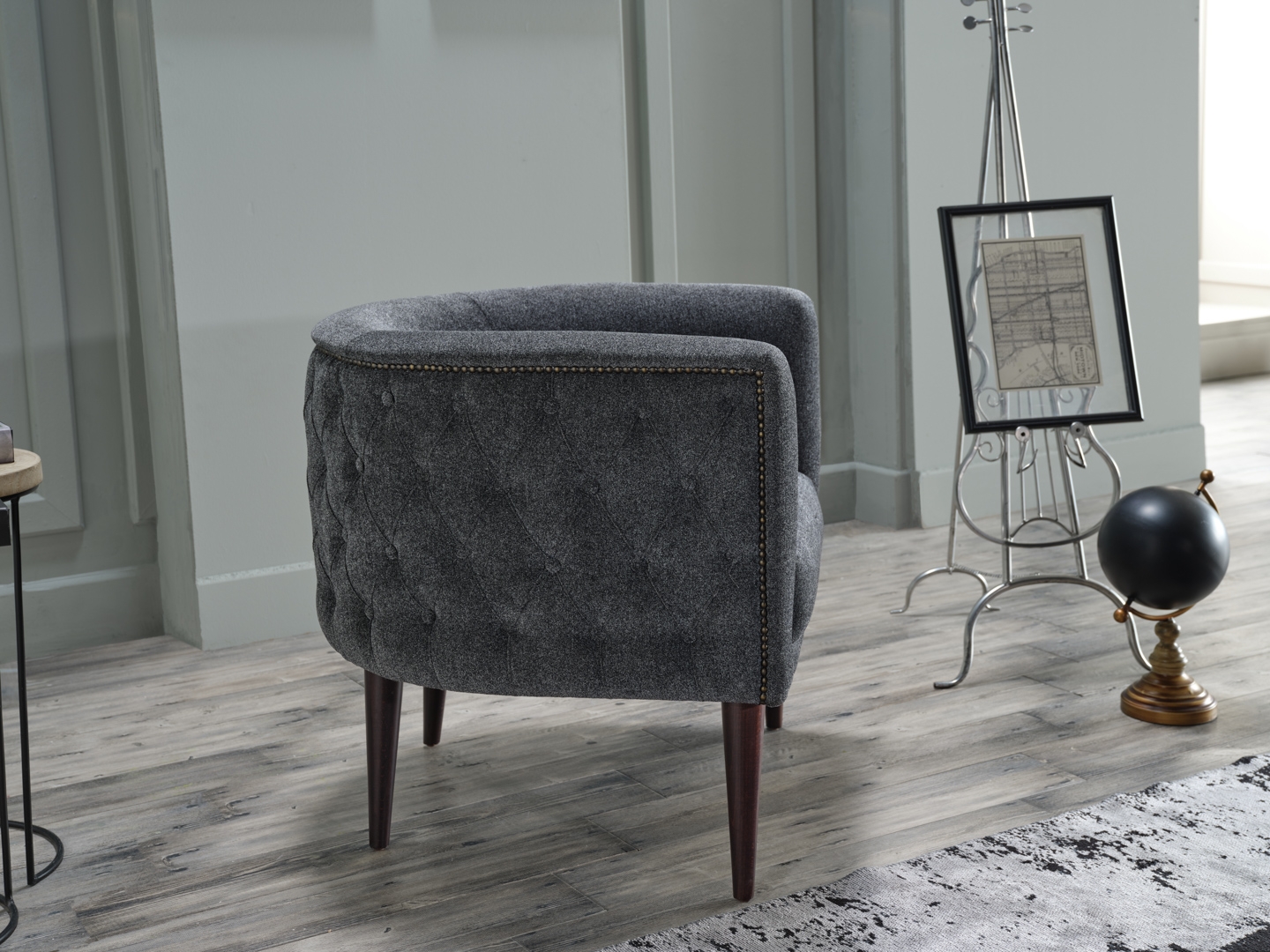 Selma Fabric Accent Armchair