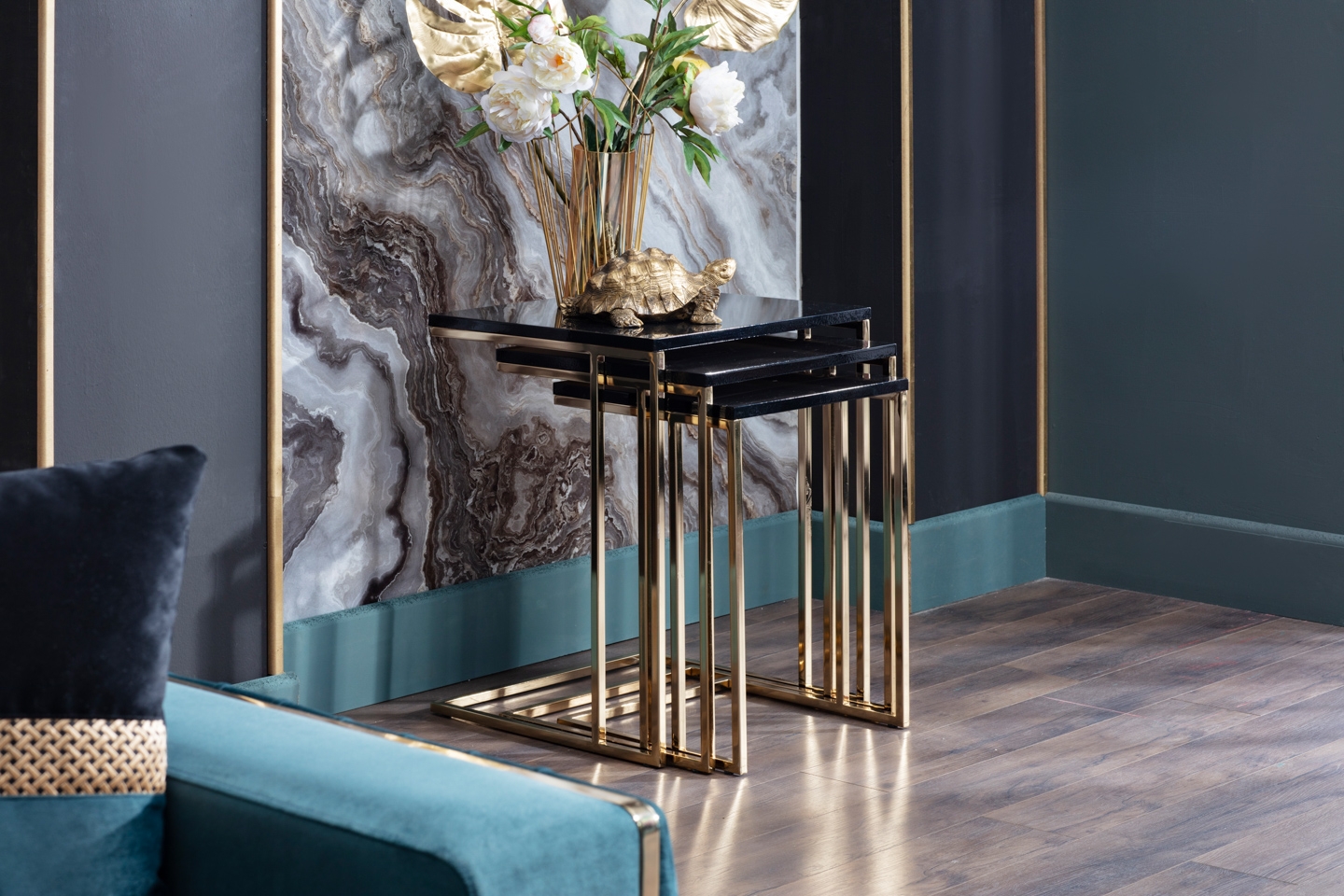 Carlino Square Nesting Table