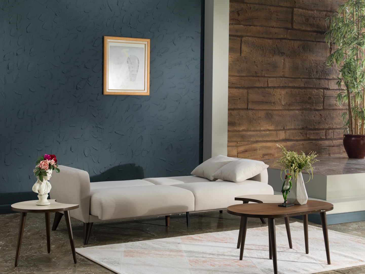 Flexy Fabric Storage Sleeper Sofa In a Box