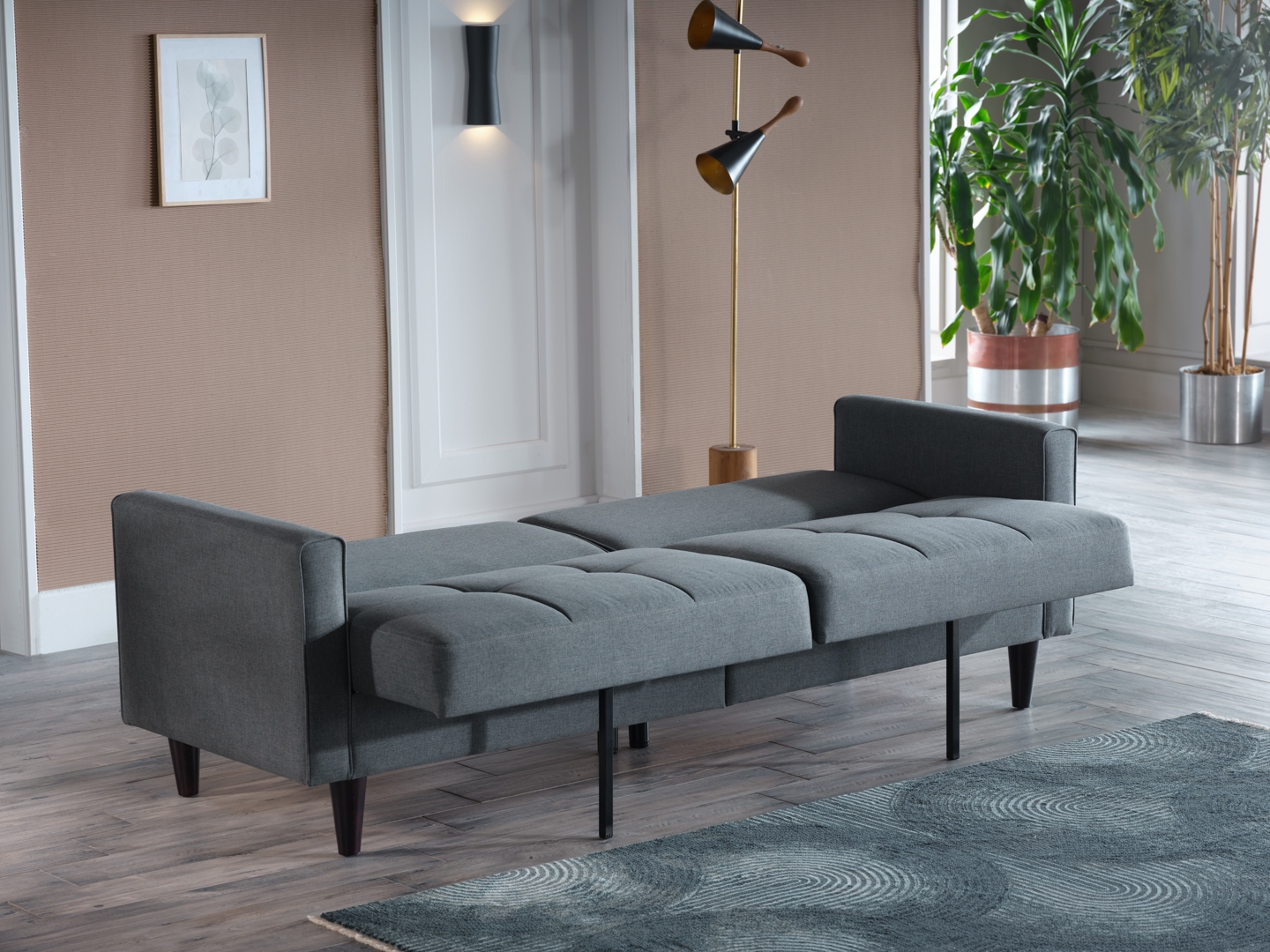Sawyer Fabric Storage Sleeper Sofa
