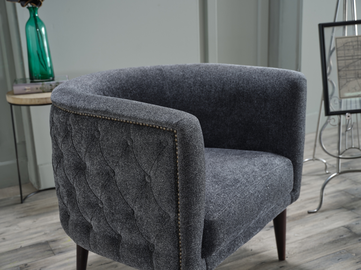 Selma Fabric Accent Armchair