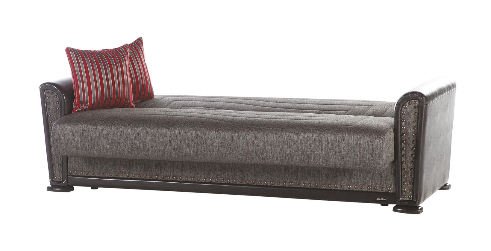 Alfa Fabric/PU Storage Sleeper Living Room Set