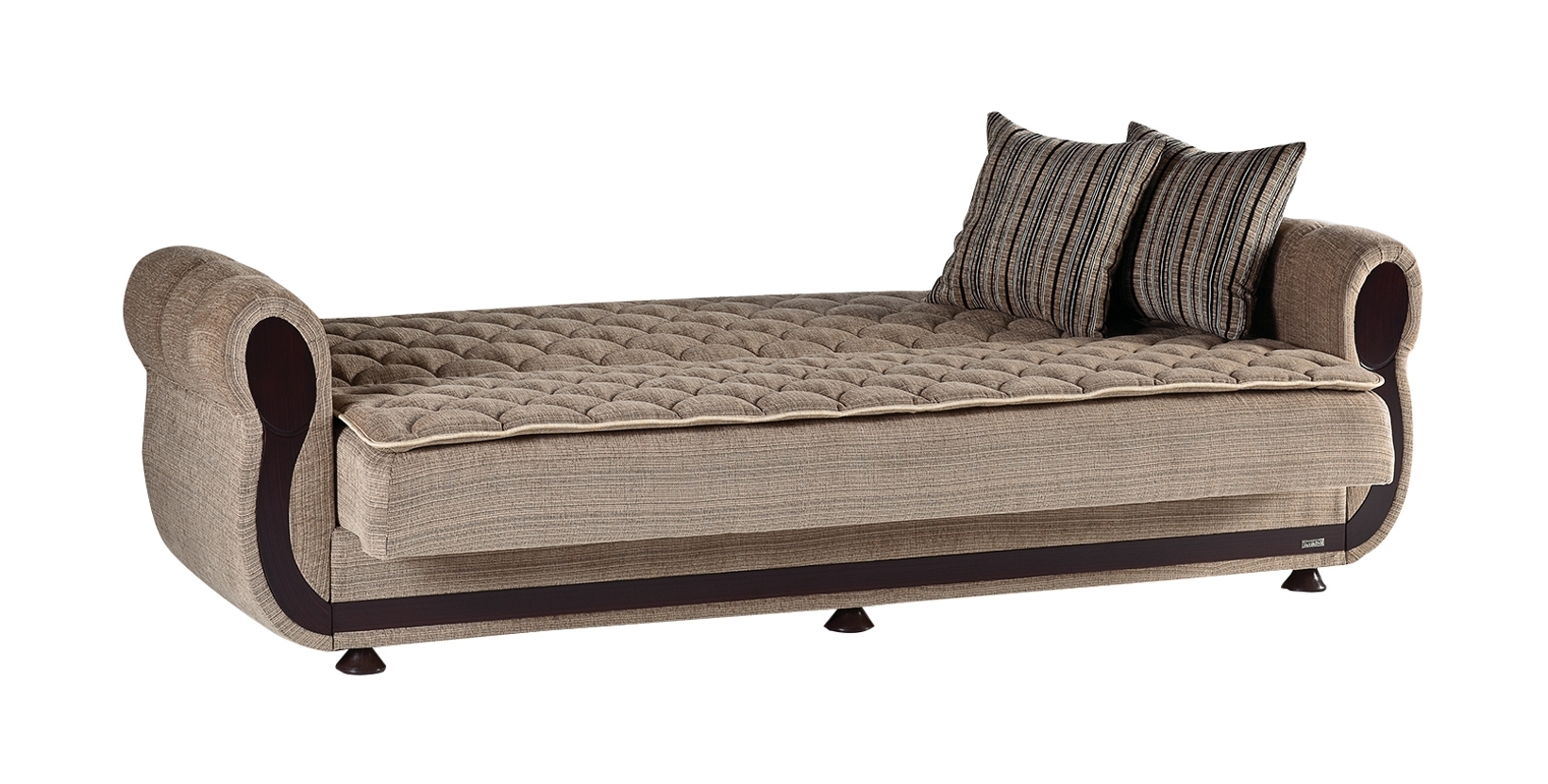 Argos Zilkade Brown Convertible Sofa Bed by Istikbal