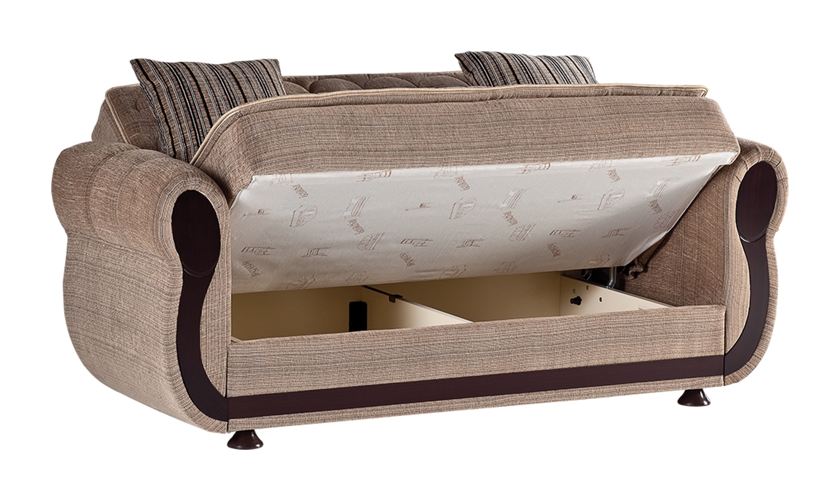 Argos Fabric Storage Sleeper Loveseat