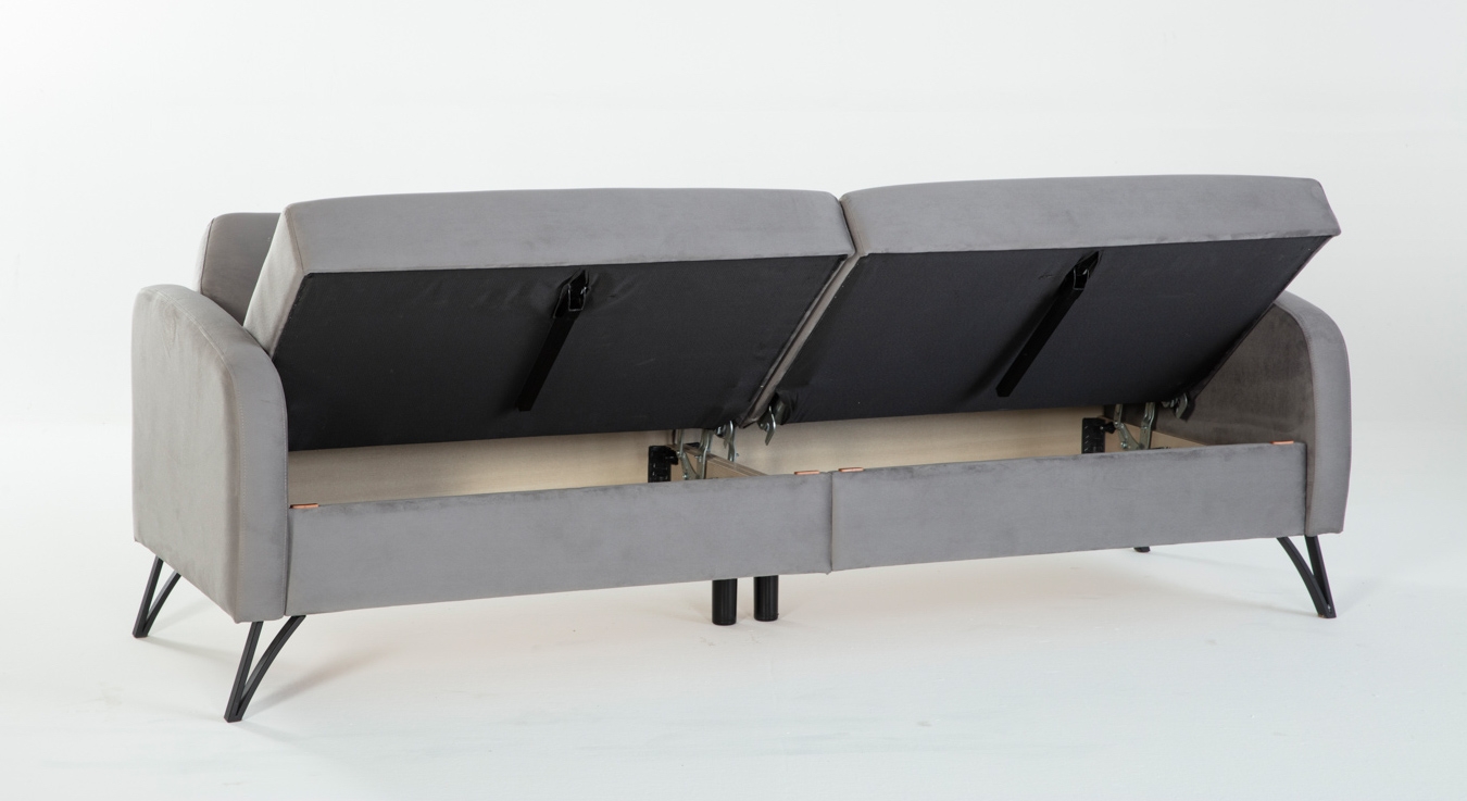 Juniper Fabric Storage Sleeper Sofa