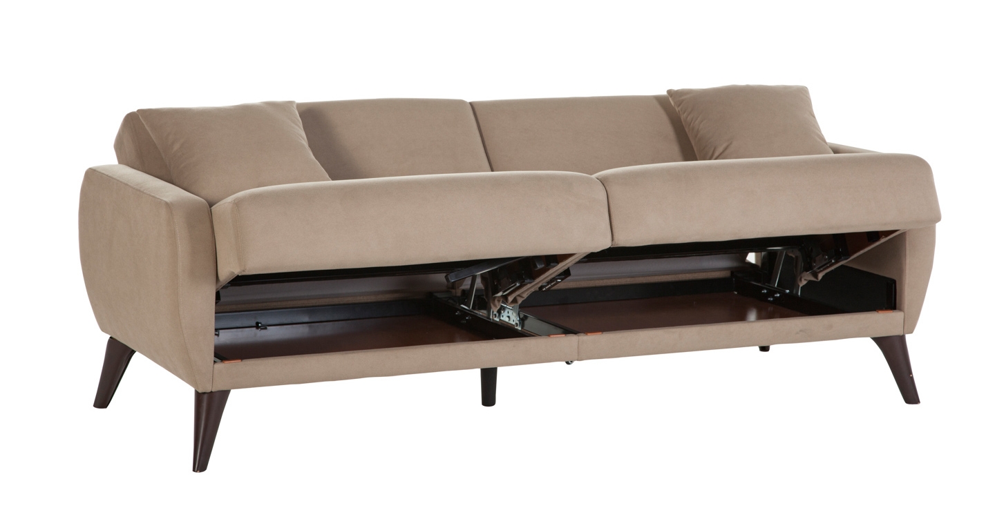 Flexy Fabric Storage Sleeper Sofa In a Box