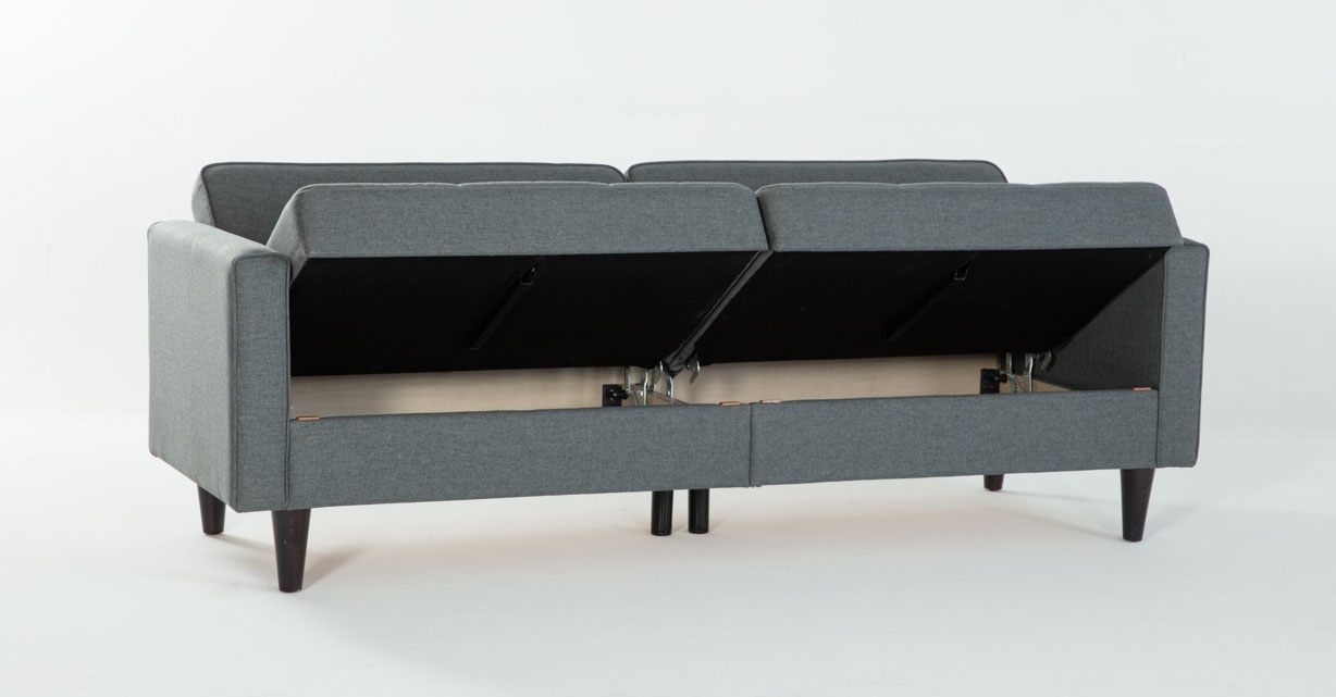 Sawyer Fabric Storage Sleeper Sofa