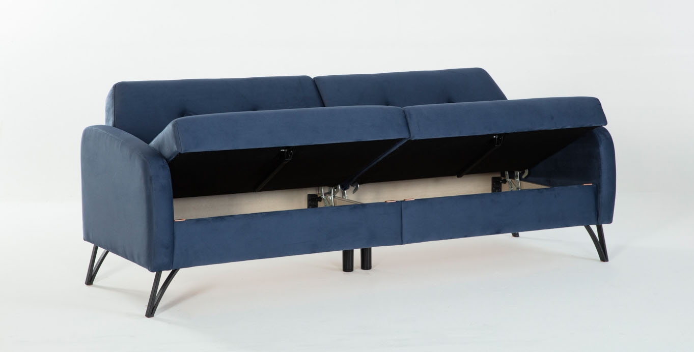 Juniper Fabric Storage Sleeper Sofa