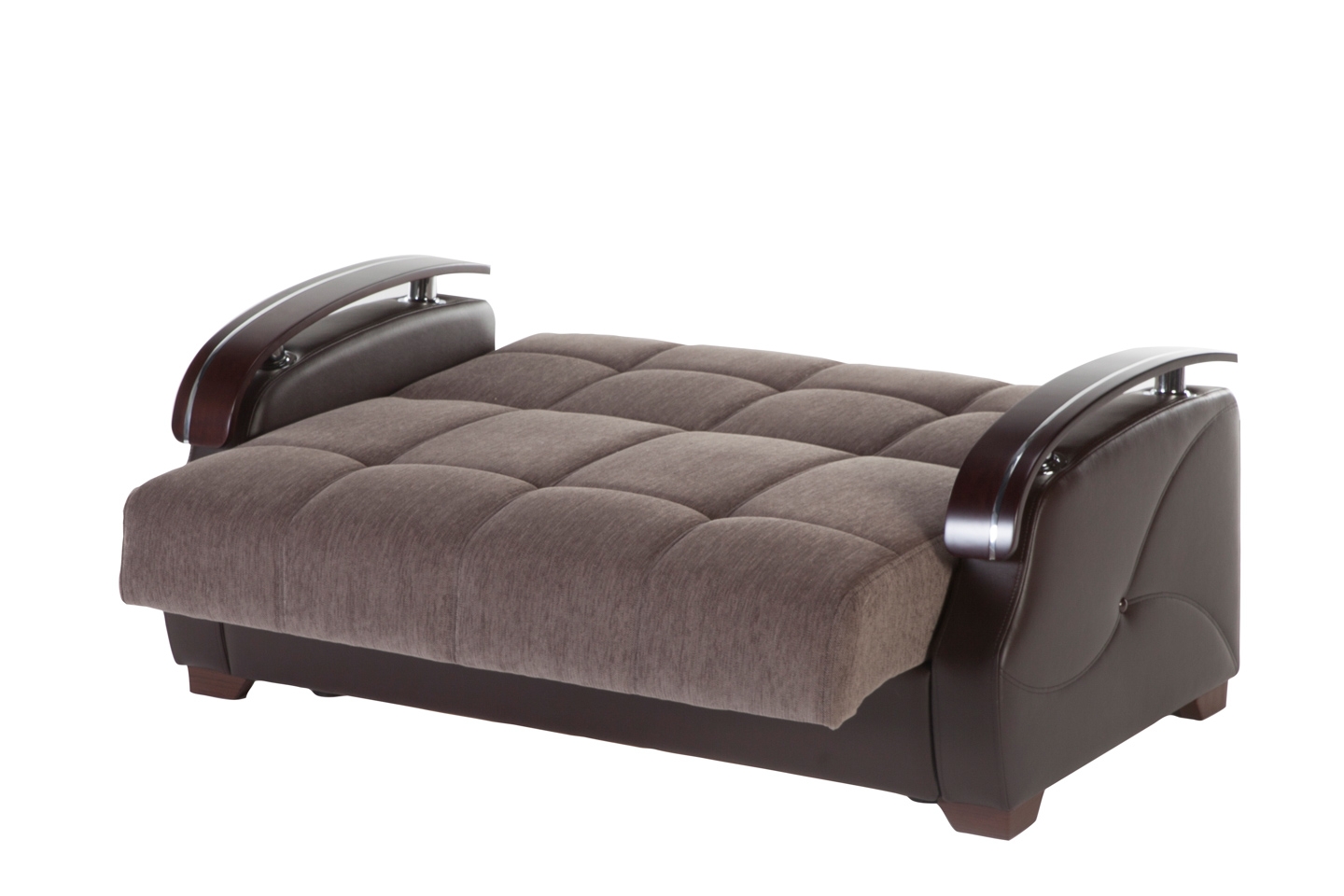 Costa Fabric/PU Storage Sleeper Living Room Set