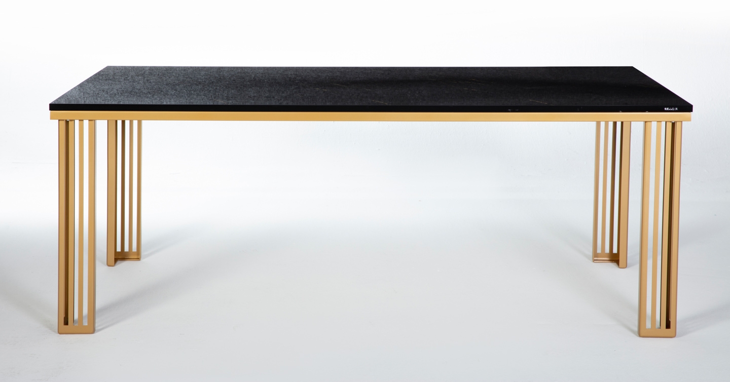 Carlino Marble/Metal Dining Set