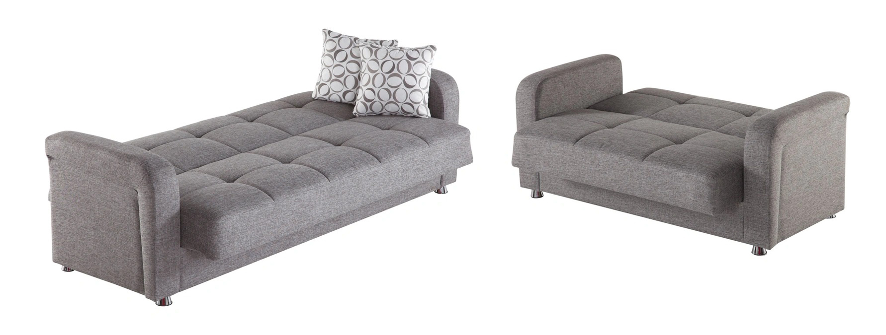Vision Fabric Storage Sleeper Living Room Set