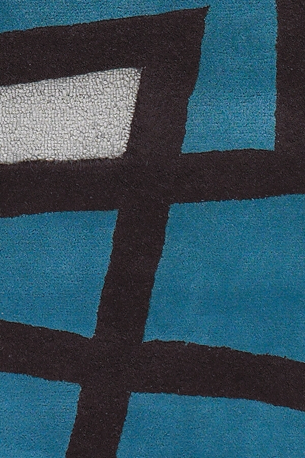 Bense Garza Wool Rectangular Hand-tufted Rug, 7'9" x 10'6"