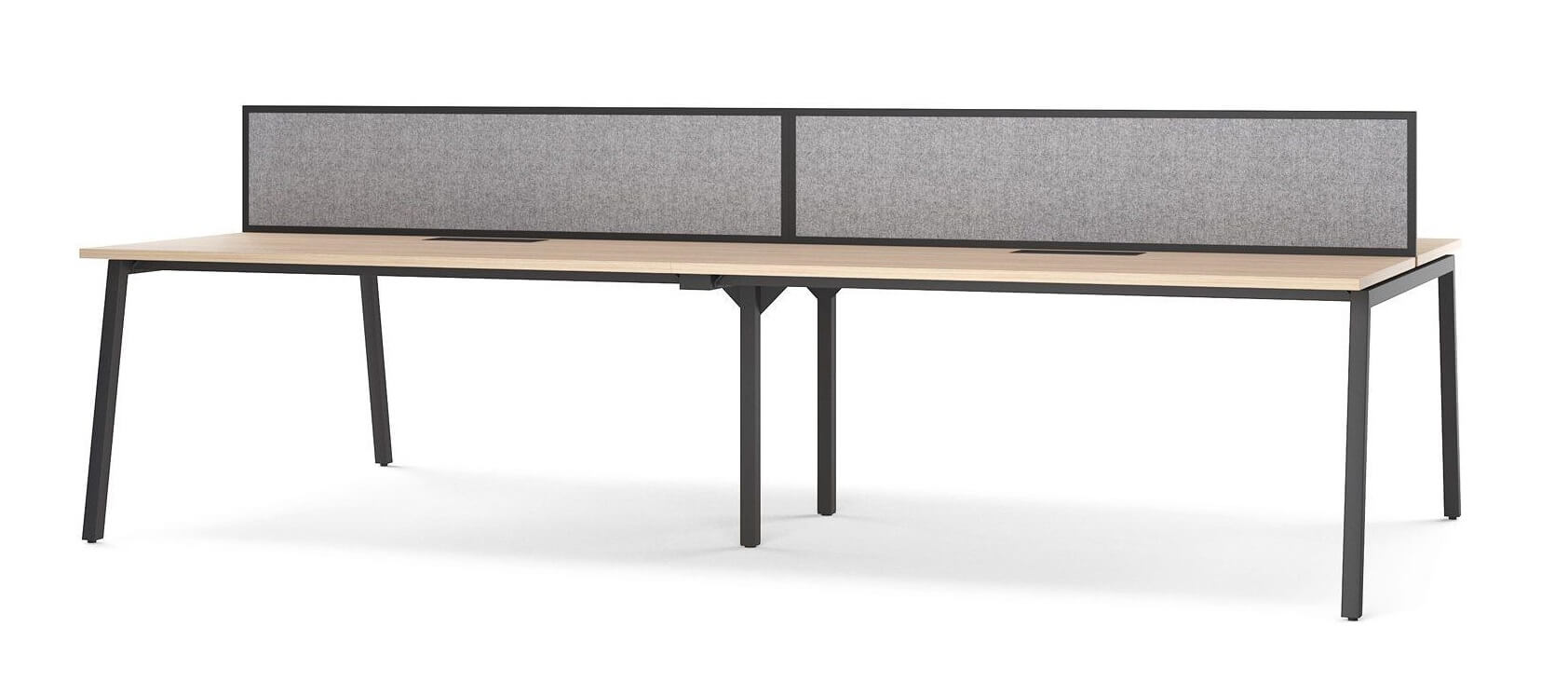 Nova U-Leg Back-to-Back Bench Desks