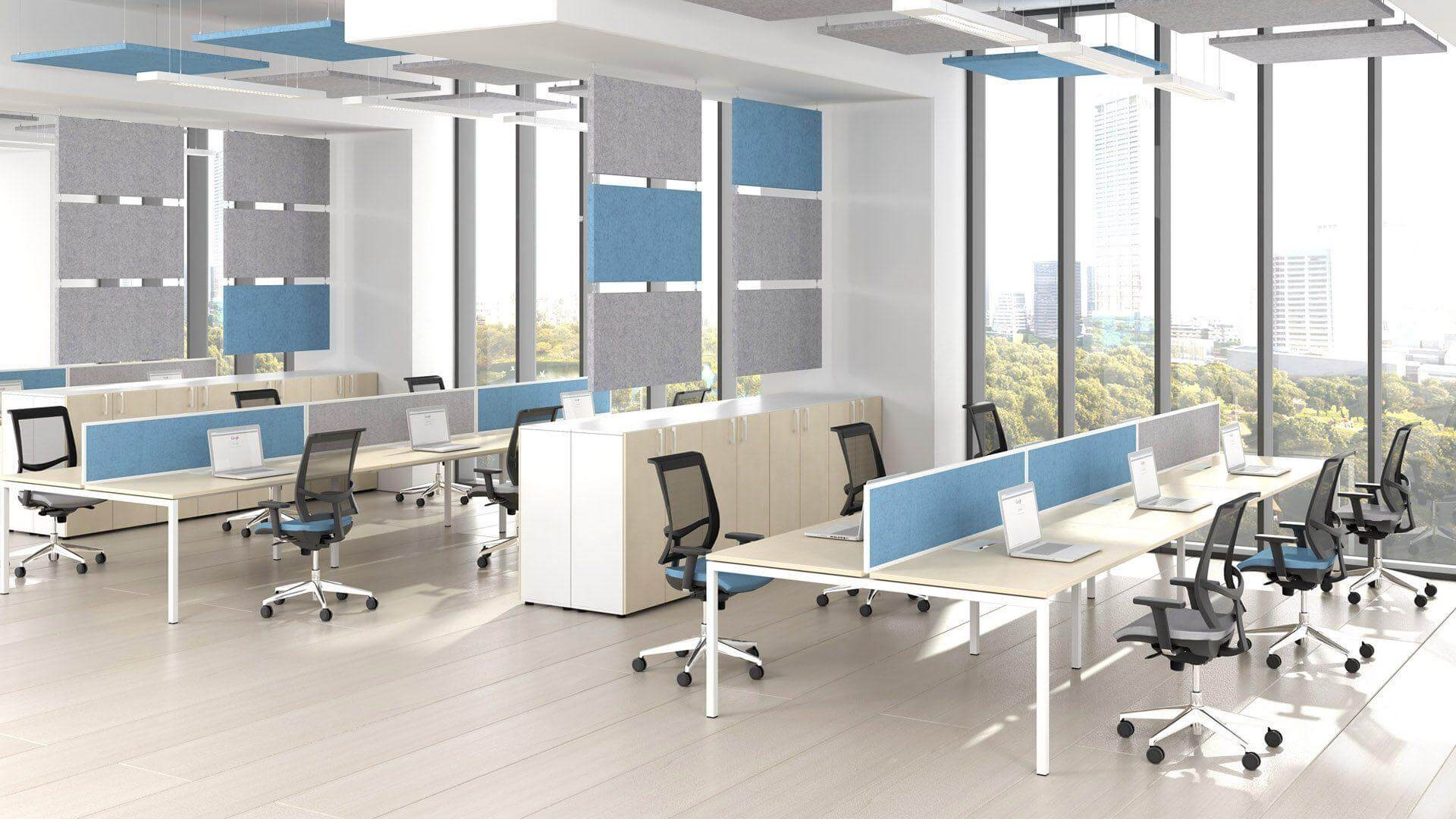 Eva.II Office Chair with Mesh Backrest & Synchro Mechanism