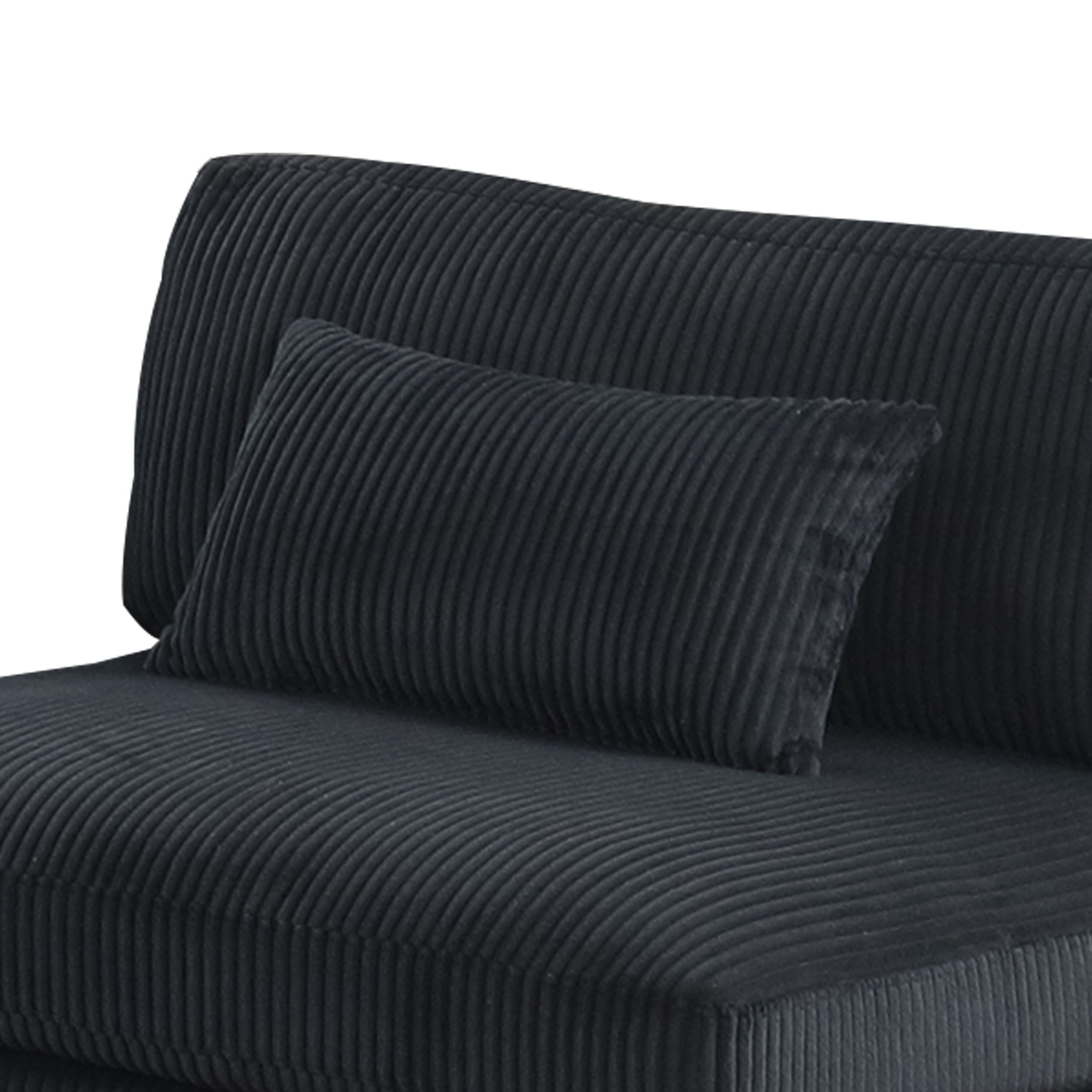 Bentley 6-Piece Corduroy Fabric Living Room Set