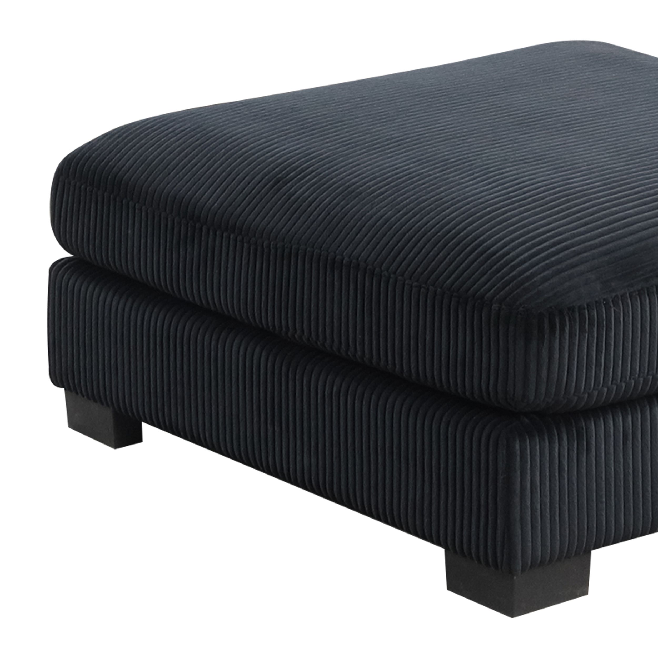 Series No-Storage Ottoman