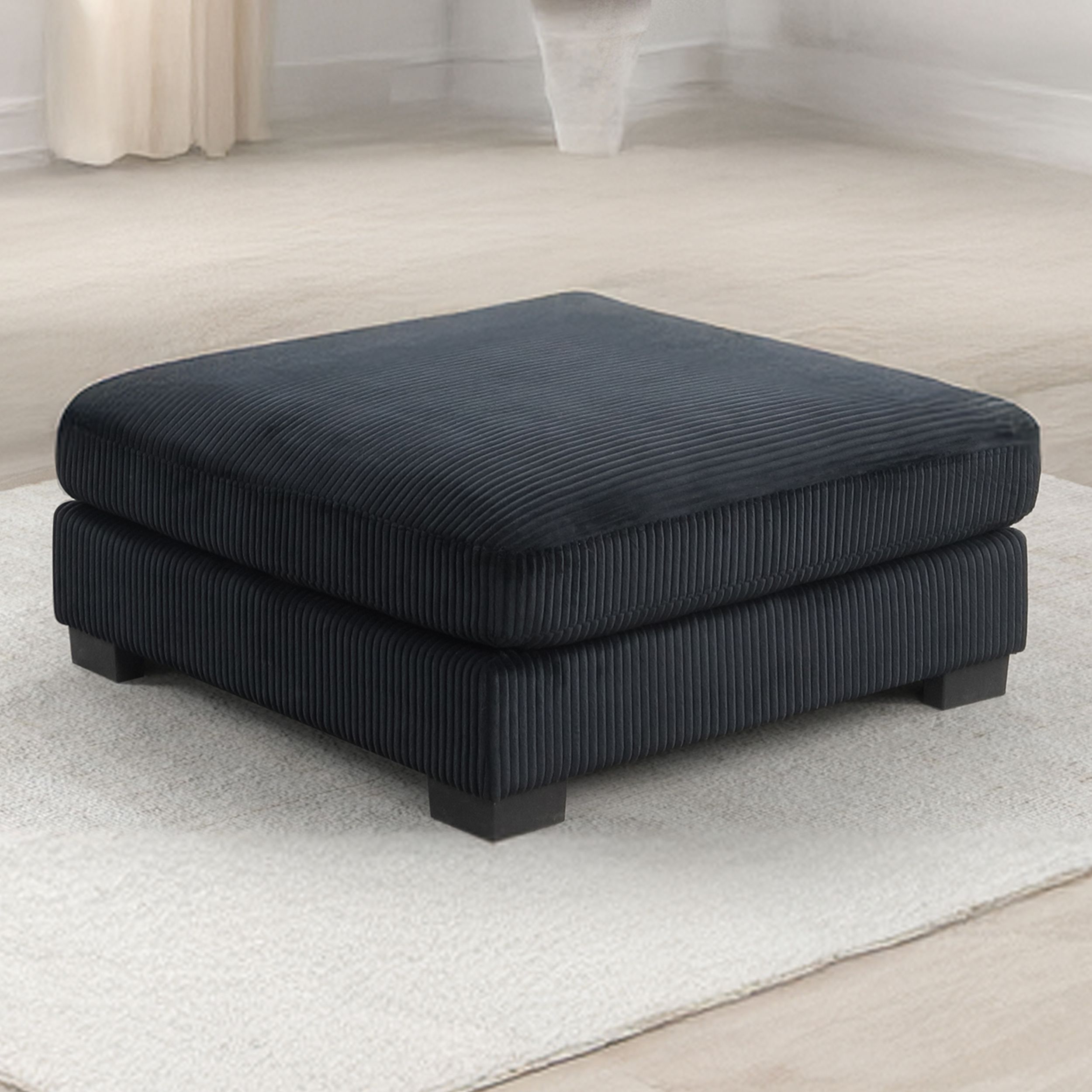 Bentley 6-Piece Corduroy Fabric Living Room Set