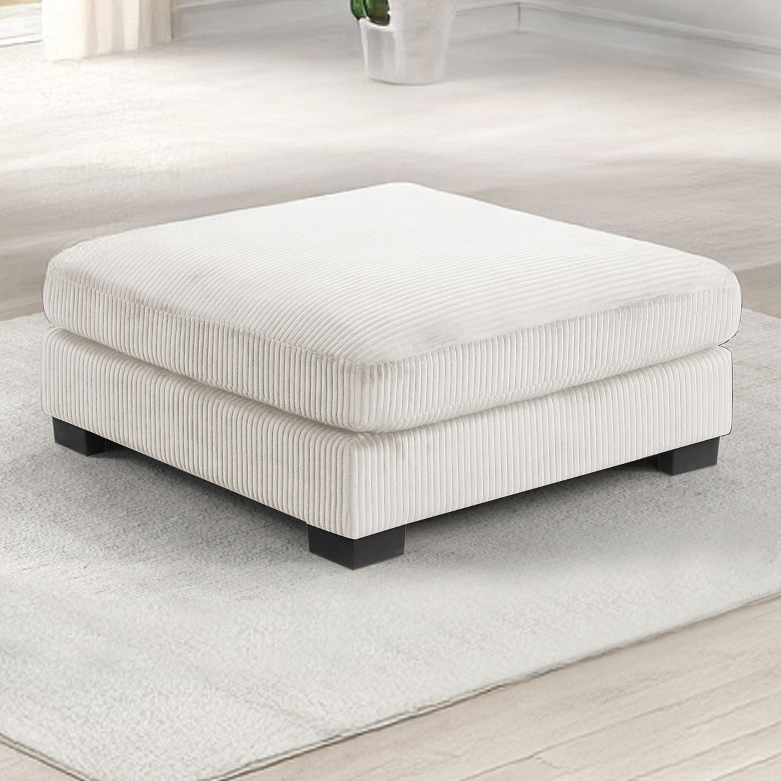 Bentley 6-Piece Corduroy Fabric Living Room Set