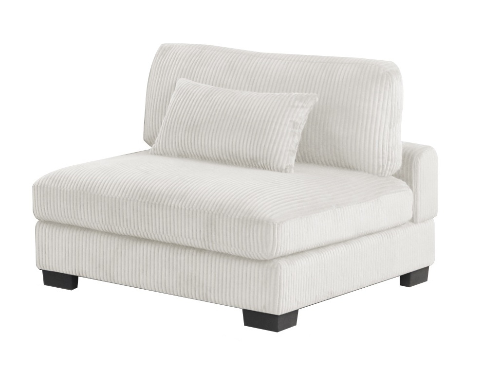 Bentley 5-Piece Corduroy Fabric L-Shaped Sectional Sofa