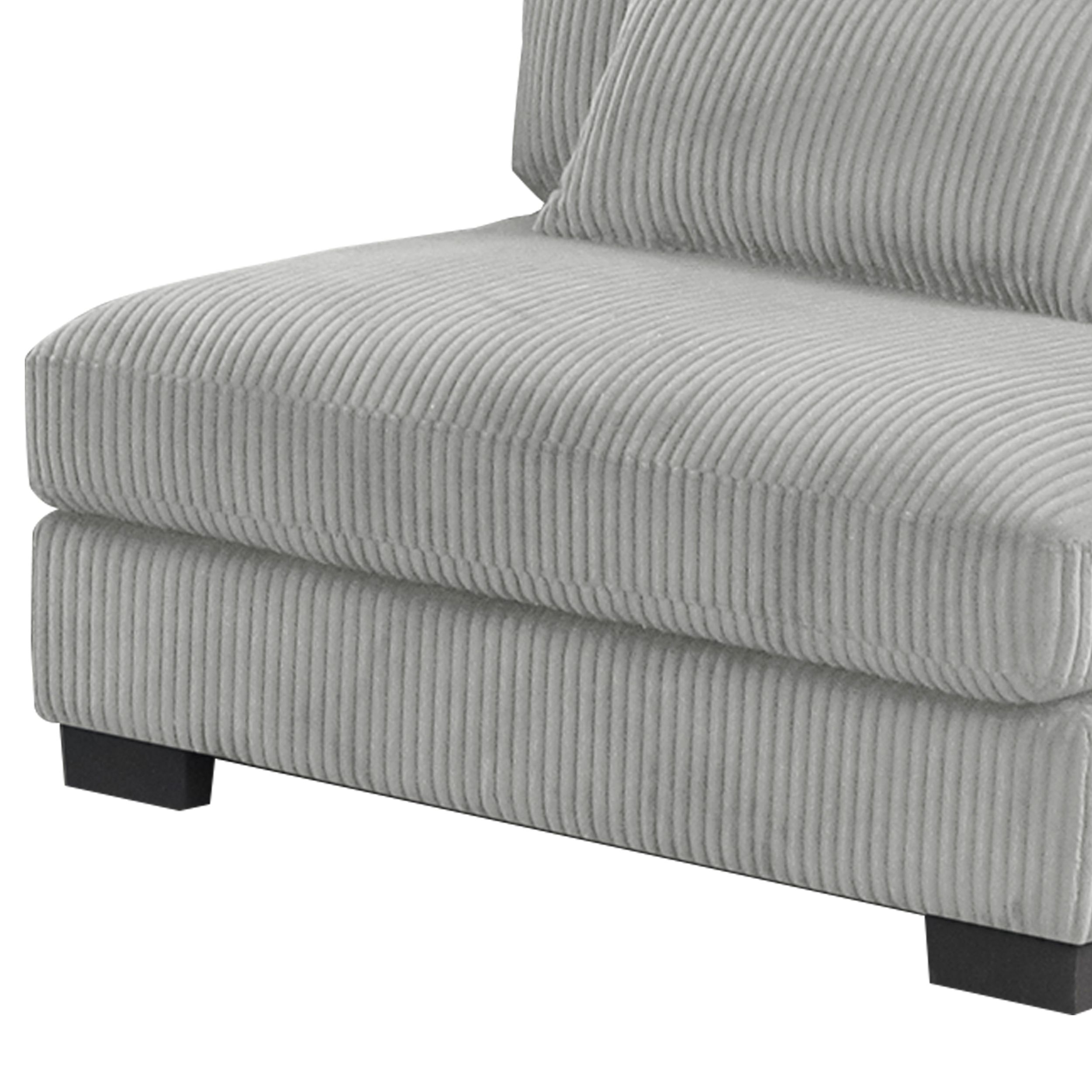 Uixe-38-in-Armless-Corduroy-Rectangle-Sectional
