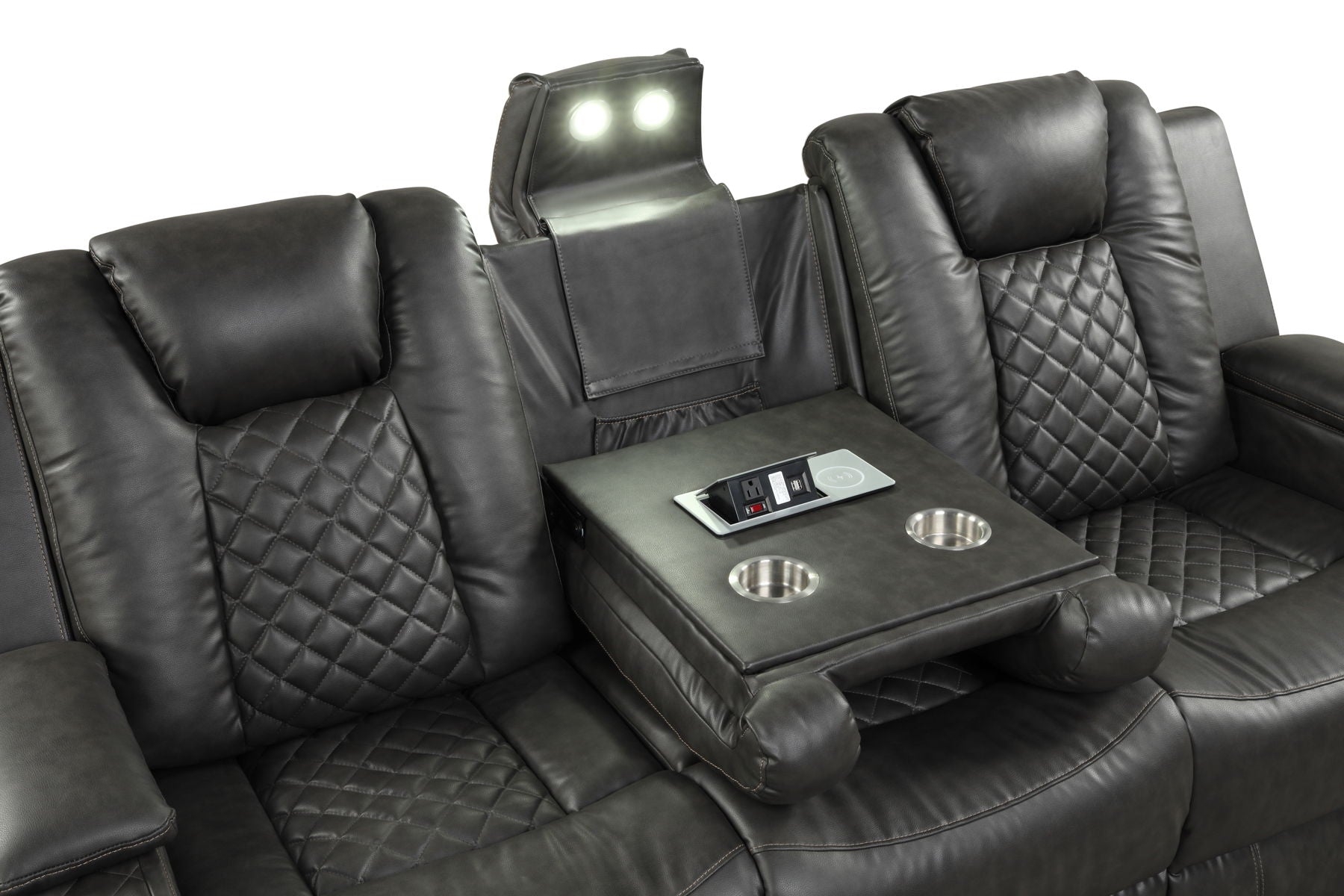 Benz Faux Leather Living Room Set