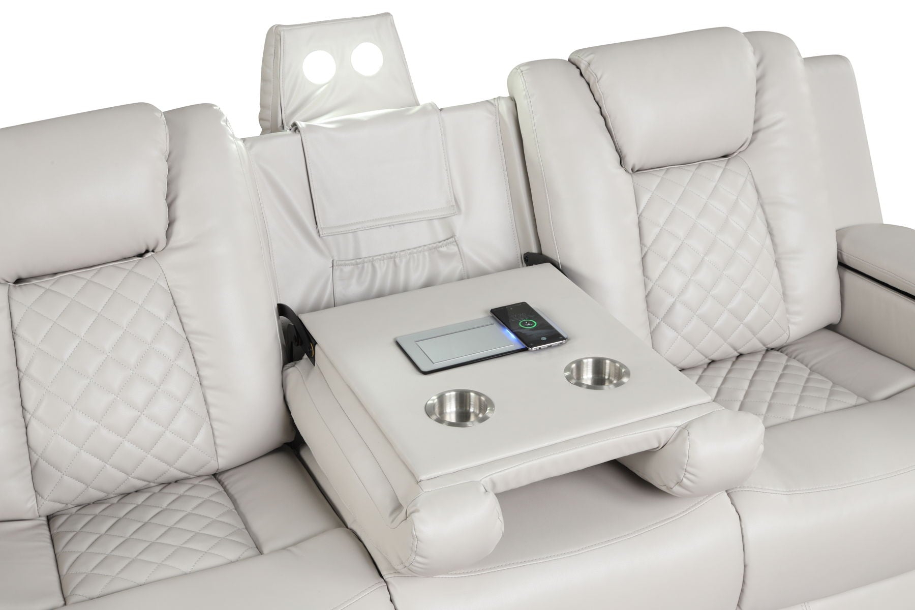 Benz Faux Leather Living Room Set