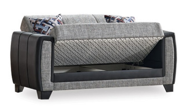 Berlin Polyester Convertible Storage Living Room Set