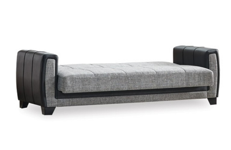 Berlin Polyester Convertible Storage Sofa