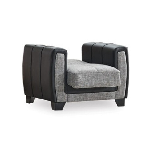 Berlin Polyester Convertible Storage Chair