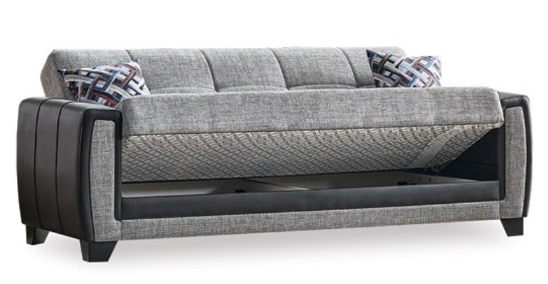 Berlin Polyester Convertible Storage Living Room Set