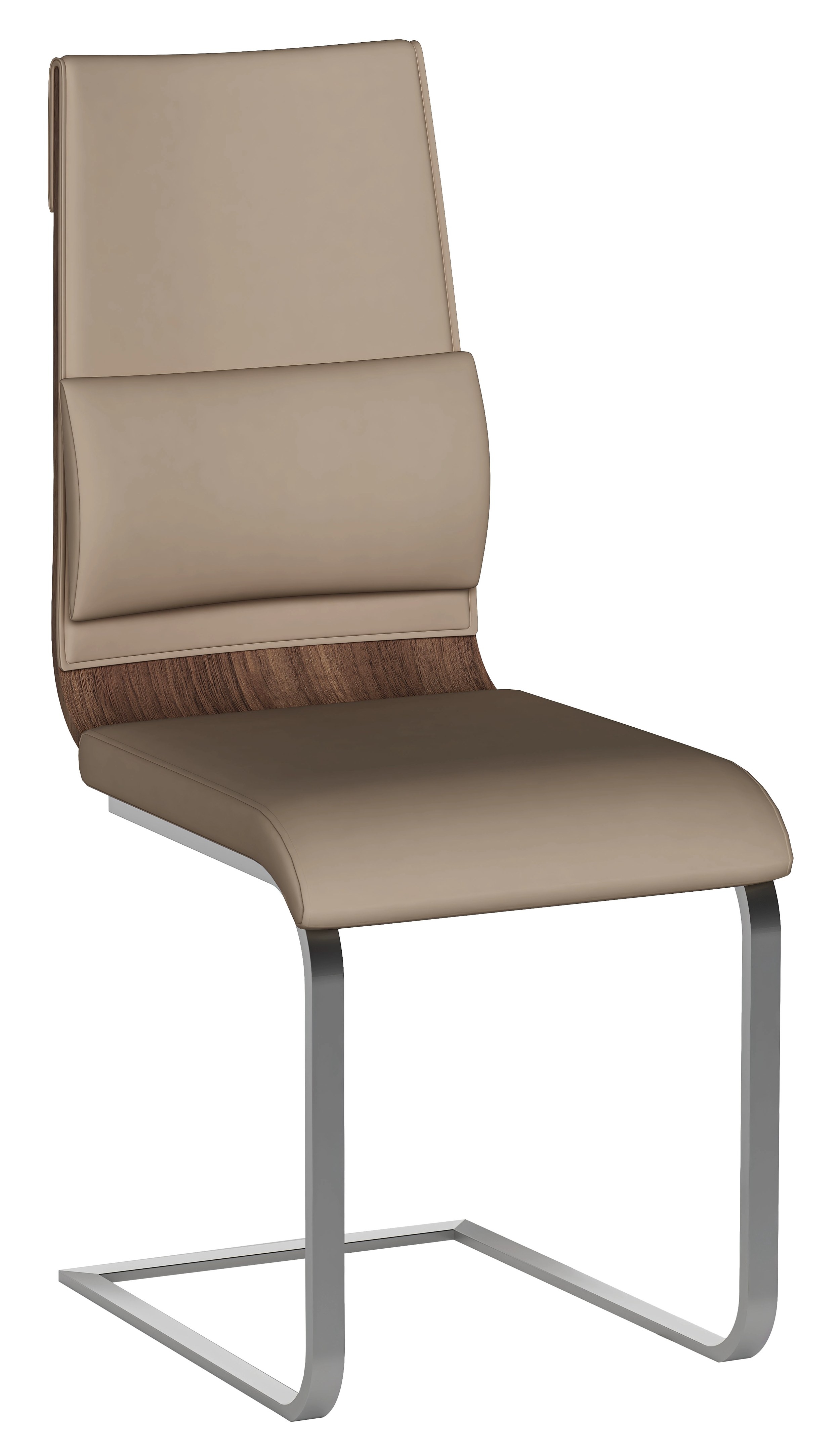Bethany Channel Back Cantilever PU Side Chair