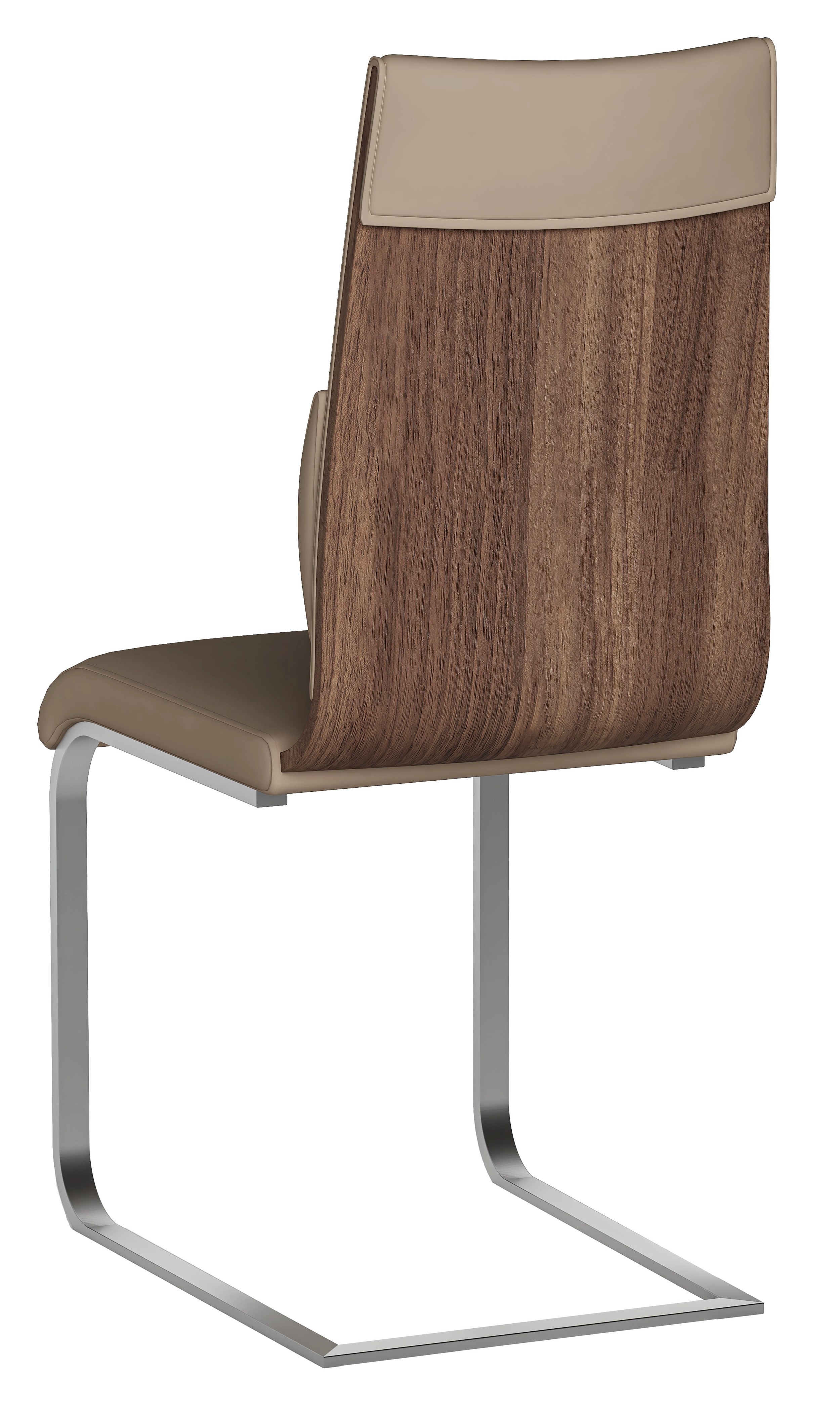 Bethany Channel Back Cantilever PU Side Chair