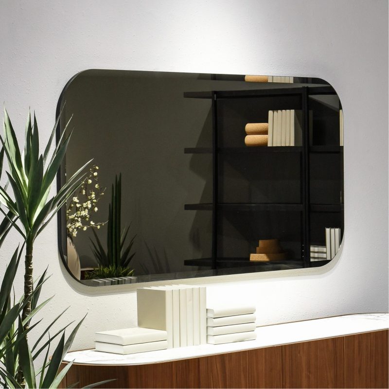 Bevel Frameless Rectangle Wall Mirror