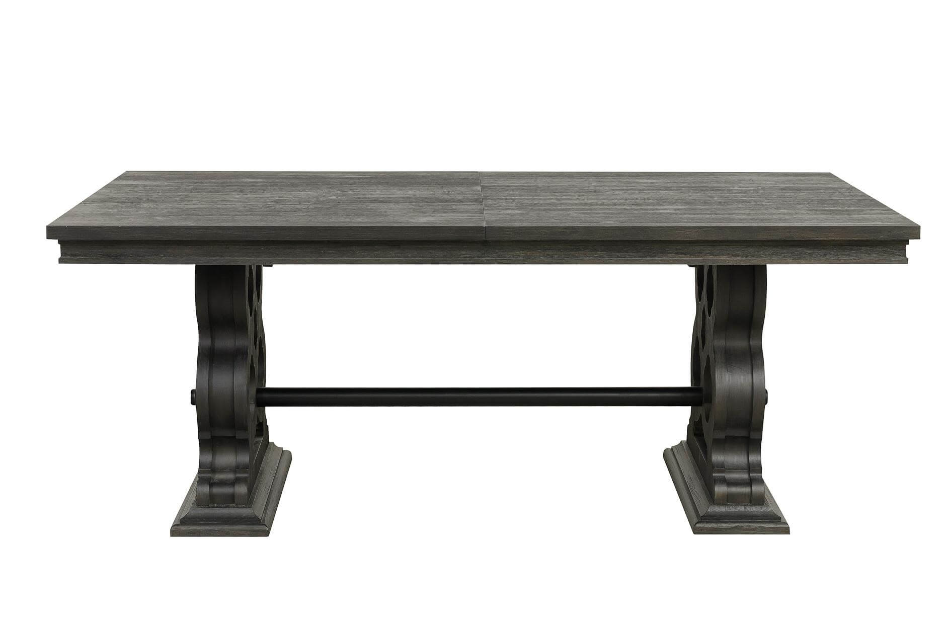 Arasina Traditional Rectangular Wood Extendable Dining Table by Homelegance