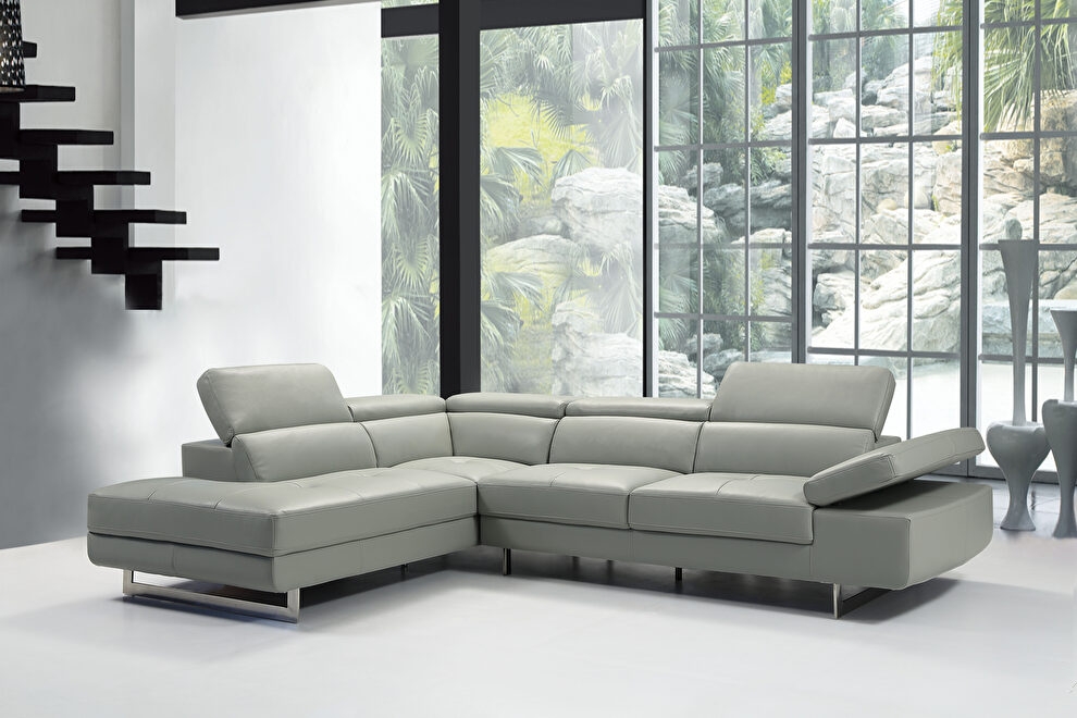 Beverly Hills Barts Leatherette LAF Motion Sectional