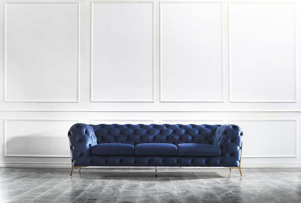 Chester Velvet Fabric Sofa