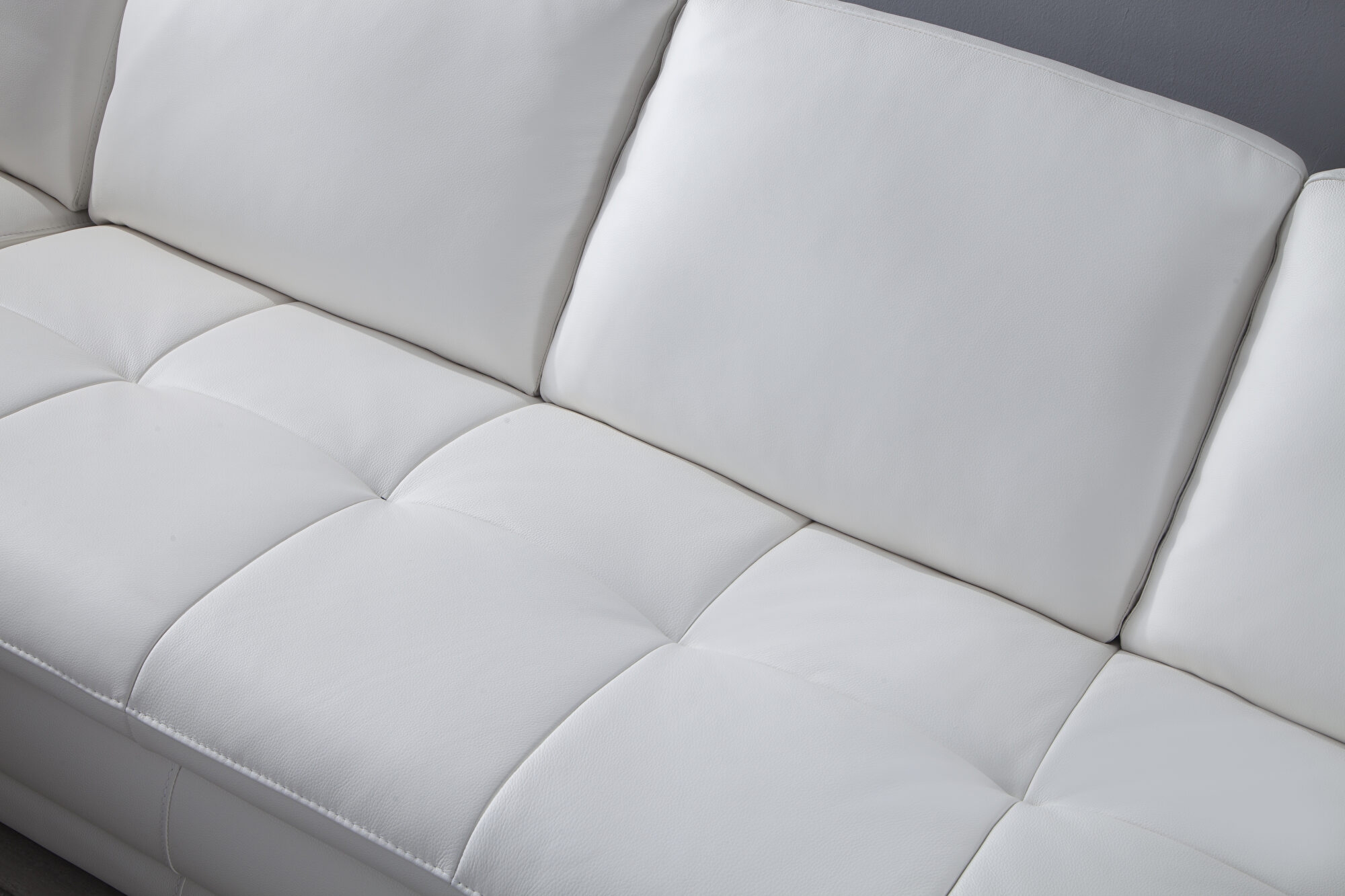 ML157 Top Grain Leather Match L-Shape Sectional, Left Chaise Facing