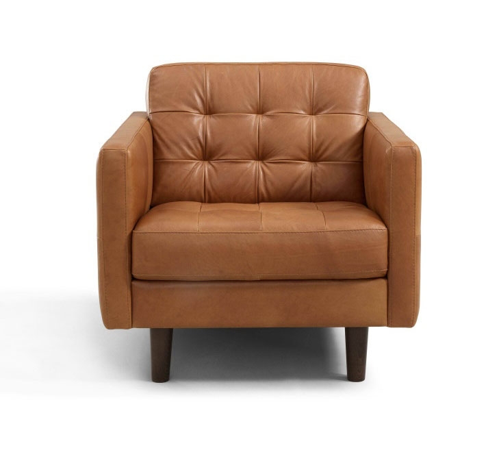 Venere Top Grain Leather Living Room Set