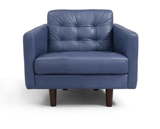 Venere Top Grain Leather Living Room Set