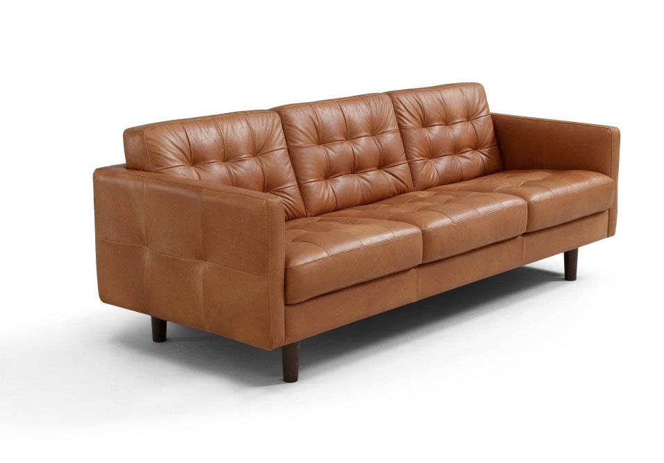 Venere Top Grain Leather Living Room Set