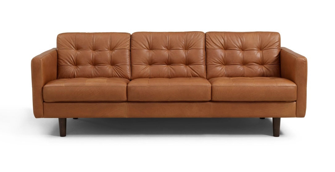 Venere Top Grain Leather Living Room Set