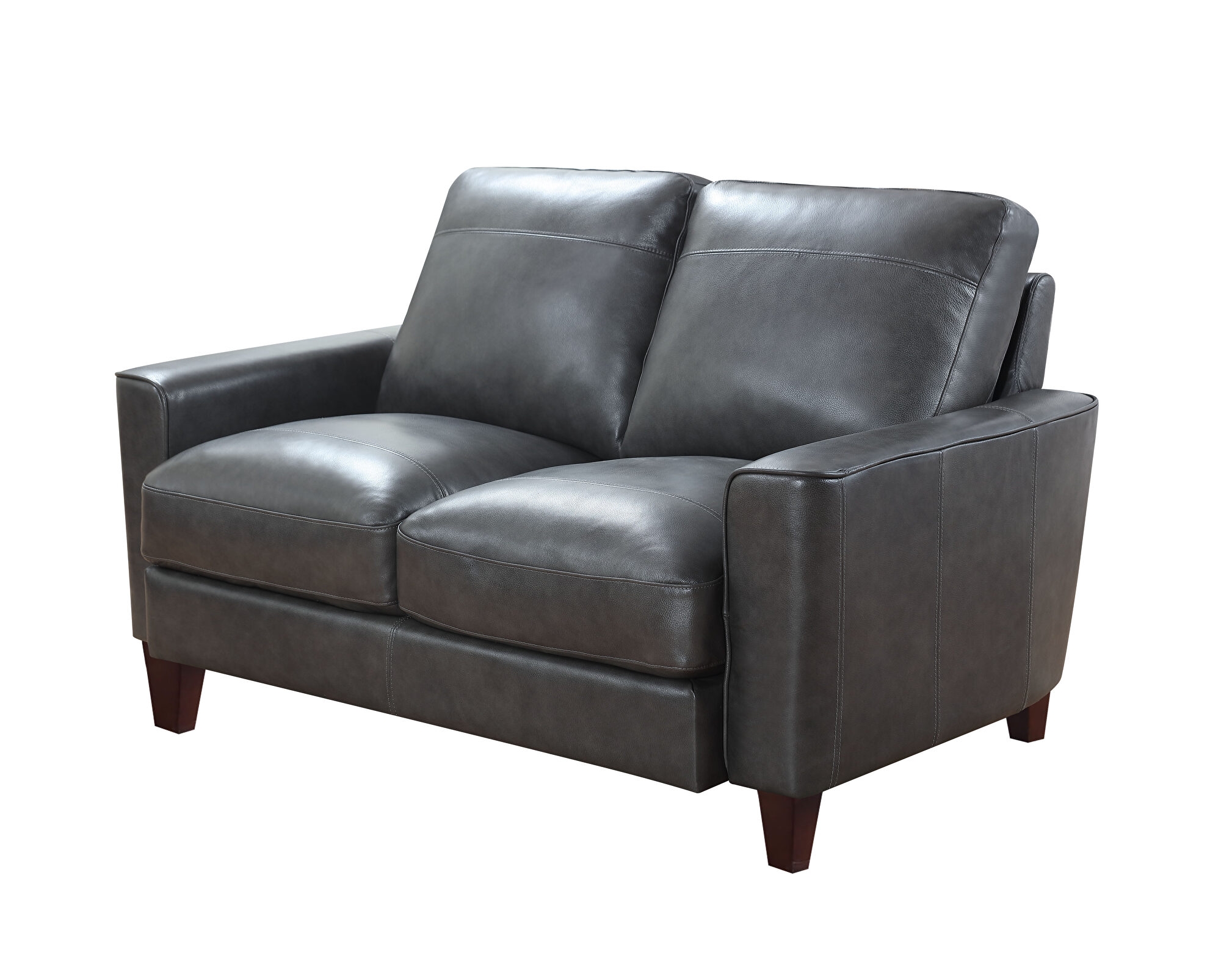 York Leather Loveseat