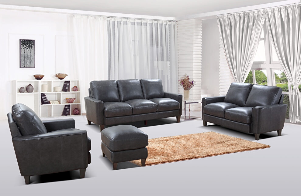 York Leather Living Room Set