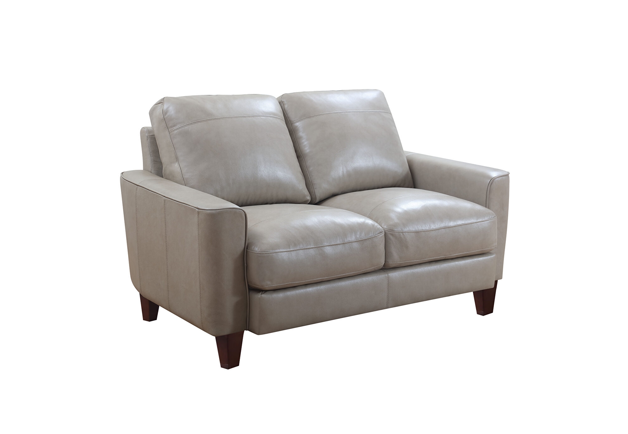 York Leather Loveseat