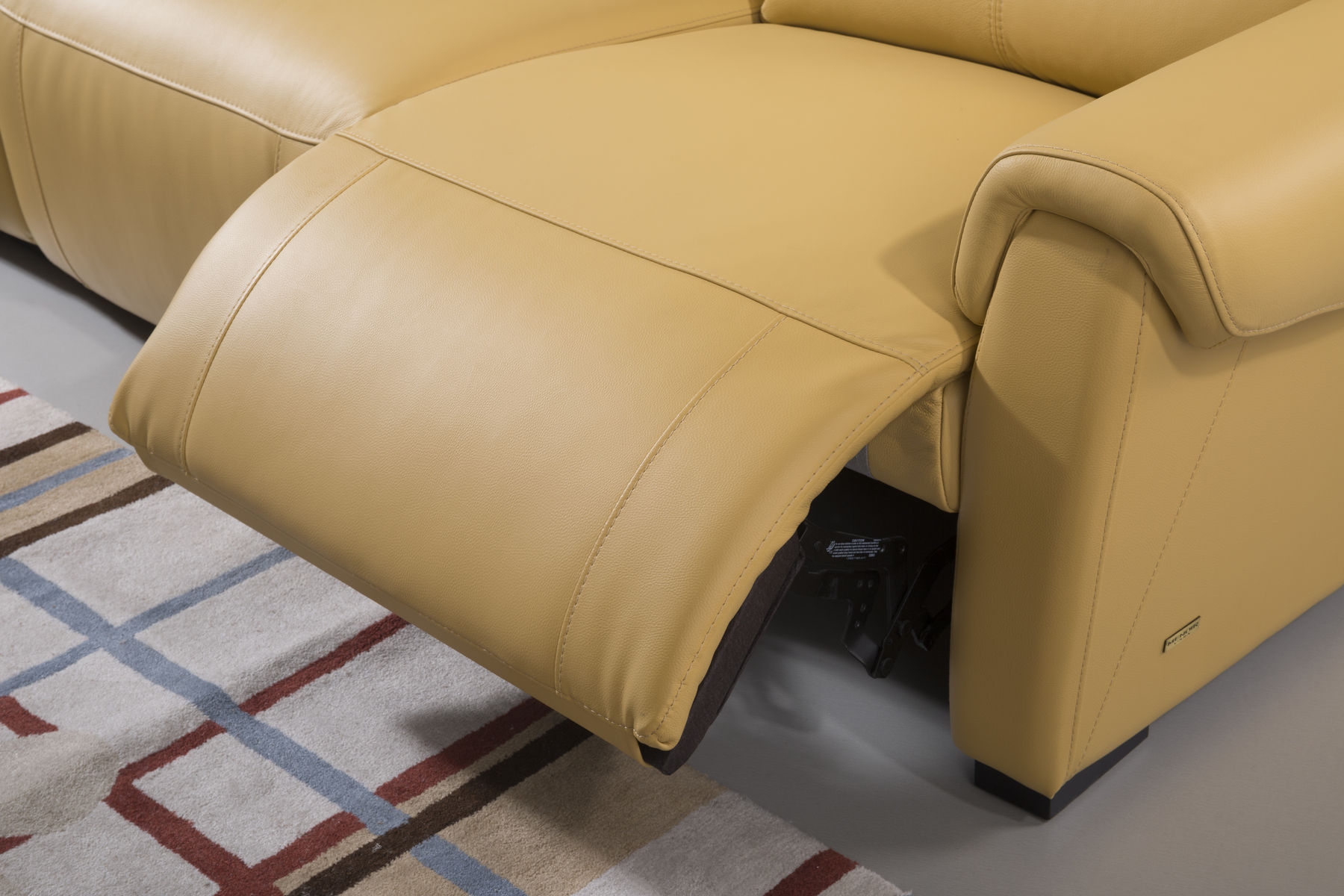 S275 Leather Match Sectional Sofa w/Electric Recliners, Left Arm Chaise Facing