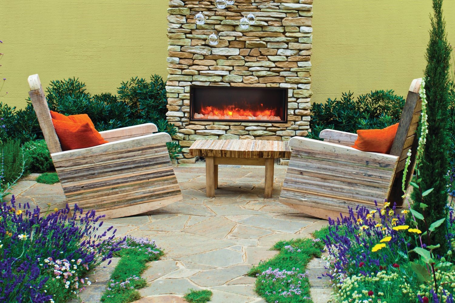 Panorama DEEP 40" Glass Electric Fireplace