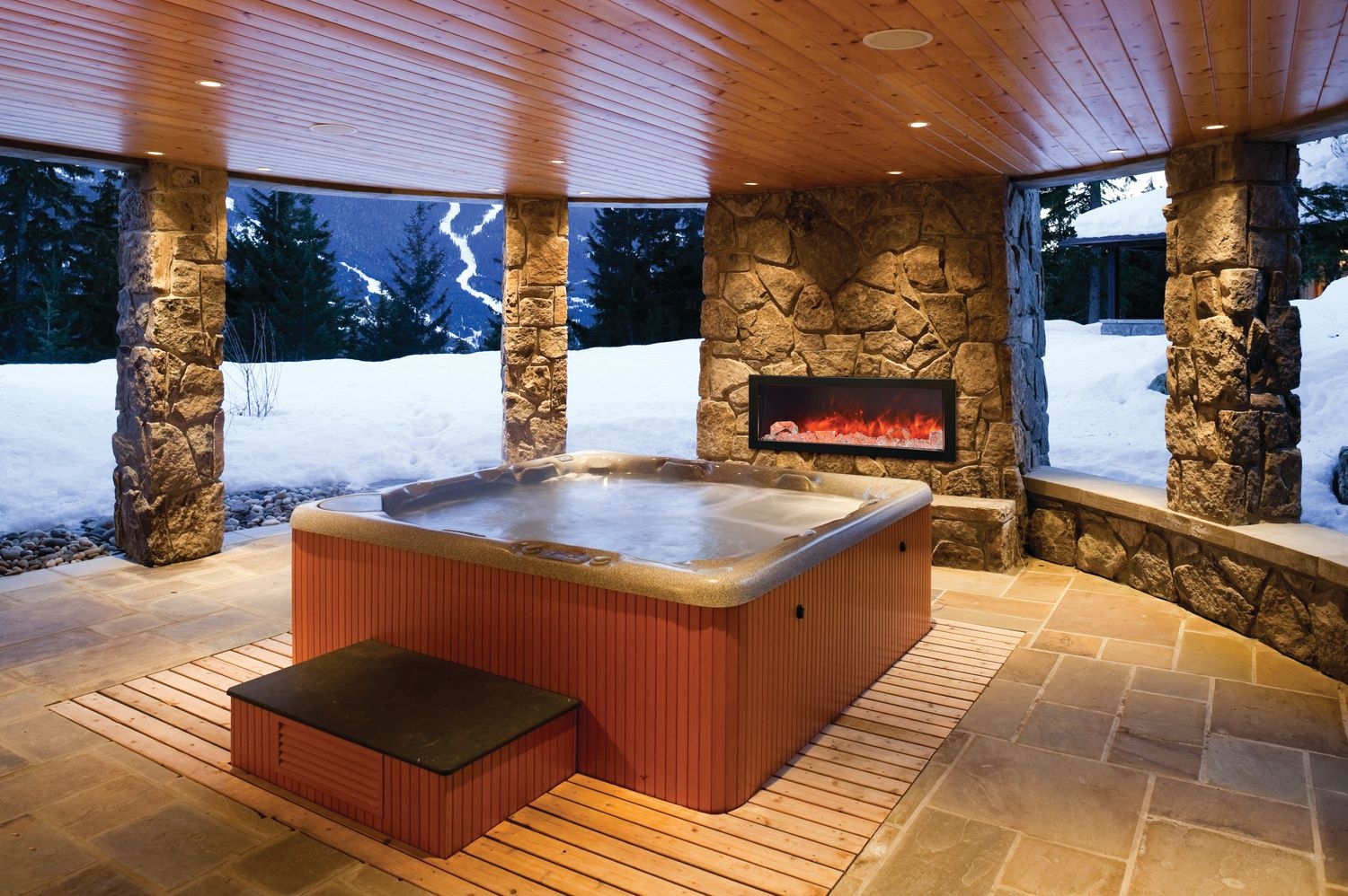 Panorama SLIM Glass Electric Fireplace